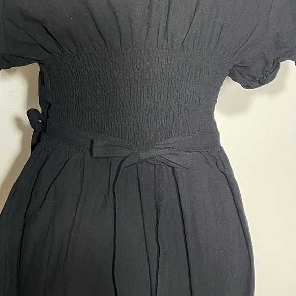 YZXDORWJ WIMENS MEXICAN FLORAL EMBROIDERED WRAP DRESS - Picture 6 of 14